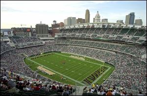Due to ongoing renovations to Ohio Stadium, the Buckeyes will play their spring football game Saturday at Paul Brown Stadium in Cincinnati.