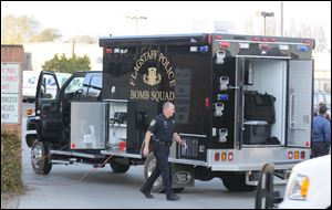 Flagstaff, Ariz., police responded to a bomb threat at the Flagstaff Post Office where an explosive device was intercepted in a package addressed to Sheriff Joe Arpaio.