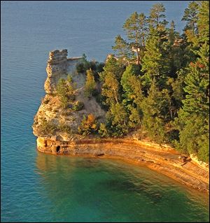 Michigan last year attracted 3.8 million visitors to such sites as Pictured Rocks National Seashore in Munising, Mich.