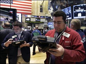 Strong economic reports boosts stocks. 