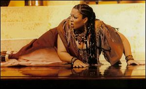 Othalie Graham as the title role in 'Aida.'