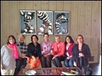  Mary Sabin, Betsy Kelsey, Rita Mansour, Susan Allan Block, Barbara Steele, Randa Shousher, and Sue Hague Rogers.