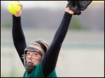  Clay pitcher Brooke Gallaher stuck out eight and had just two walks in a five-inning no-hitter.