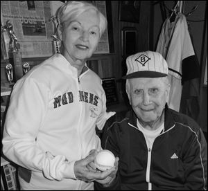 Shirley and Lowell Hinkle have more than 2,200 autographed baseballs that are part of their vast collection related to America’s pastime.