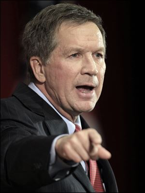 In preliminary poll released by Quinnipiac University, Ohio Gov. John Kasich leads his likely challenger for 2014 gubernatorial race.