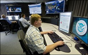 A cyber security analyst works in the 