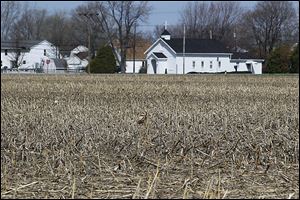 A cornfield at the southeast corner of Seaman and Coy roads is the planned location for a senior housing center backed by a Columbus developer, AlcoreSenior LLC. 