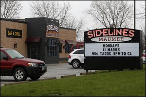 Sidelines is located at 1430 Holland Road in Maumee.