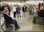  Dan Wilkins, Public Relations director of the Ability Center, speaks during an in-service training at Riverview Industries in Oak Harbor, Ohio. The Ability Center is hosting a day-long workshop May 1 for faith leaders.