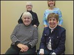  Citizens 4 the Whitman Center includes, back row from left, Alice Dewey and Sharon Hutchinson, both of Temperance; and front row, Bonnie Welniak, Lambertville, and Judith Hamburg, Temperance.    