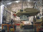  This undated  file photo shows the production of an Abrams tank in Lima, Ohio.