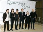  Actors, from left, Mathieu Amalric, Gemma Arterton, Olga Kurylenko, Daniel Craig, Judy Dench, and director Marc Forster pose at a photo call for the Bond film 'Quantum of Solace' at Pinewood Studios in Buckinghamshire, England. Georgia's film industry is booming and big plans are in the works for major studio projects. Of those studio projects in the works, one being planned in Fayette County, a short drive south of Atlanta, could be a game changer. British film studio Pinewood Shepperton PLC, home to the James Bond franchise, has reportedly been in talks with a group of investors to manage and operate the facility. It would be Pinewoods first production facility in the United States.