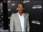  Actor Anthony Mackie arrive at the LA Premiere of 