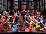  This theater image released by The O+M Company shows the cast during a performance of the musical 'Kinky Boots.'