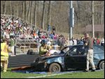  Police, firefighters and students participated in the mock driving accident at Southview High School to inform students about the dangers of drinking and driving.