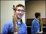  Jacob Kopcienski, who was fitted for his first hearing aids between ages 4 and 5, will graduate Friday as a music major at Bowling Green State University. Mr. Kopcienski, a 21-year-old saxophonist, said he’s more focused on what he can’t do as a musician as opposed to what he can’t hear.