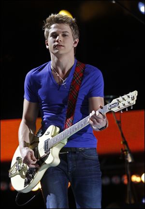 Hunter Hayes performs at the 2012 CMA Music Festival on  in Nashville, Tenn.