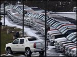  Executives said pickup sales grew three times as much as the overall market in the month and were a direct result of improved housing starts and strong demand from the energy sector.