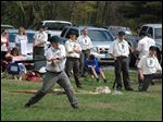  Jeff 'Wrong Way' Rice of Toledo at bat for the Great Black Swamp Frogs.