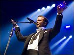  Justin Timberlake performs at the MasterCard Priceless Premieres concert on Sunday in New York.
