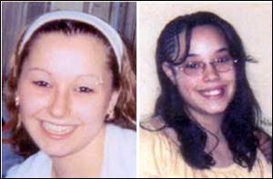 Photos provided by the FBI show Amanda Berry, left, and Georgina 