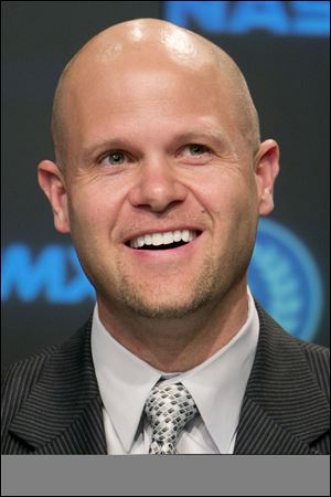 Former Florida quarterback Danny Wuerffel, speaks today at a news conference in New York. 