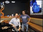 Co-owners Joe Skaff, left, and Moussa Salloukh, who have been friends for more than 20 years, say they are ready for today’s opening of their new Burger Bar 419 Monroe St. 