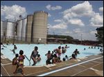  The Jamie Farr Pool is one of the few remaining city pools to be opened this year.