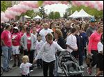  A look at last year's Making Strides against Breast Cancer 5K walk at Levis Commons.