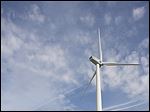  The new wind turbine at the Pettisville school district complex was dedicated Wednesday.