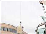  GEM Energy coordinates a crane lift  to place microturbines into ProMedica's Wildwood facility.