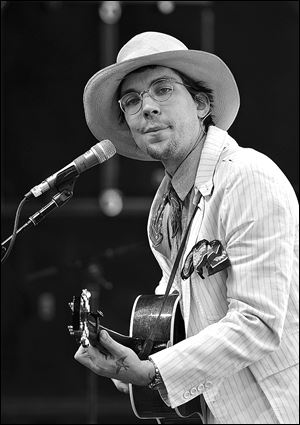 Musician Justin Townes Earle performs onstage during 2013 Stagecoach: California’s Country Music Festival in April in Indio, California.