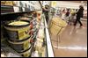  Willy's Salsa, one of the products from the Center for Innovative Food Technology, in the refrigerator at Kroger.