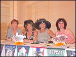 The Sylvania County Club Derby Party Planning Committee members, from lef, Jackie Toth, Cindy Beaker, Josie Guenther, and Alissa Meyer.