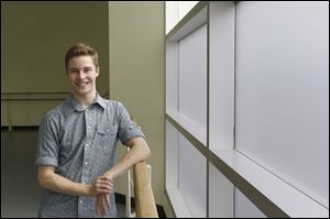 Sean Howe, 18, of Sylvania, is the only person from Ohio to be accepted into Juilliard's BFA dance program this year. He'll leave in August for New York. Howe said he's excited to be heading to the prestigious school and hopes to work professionally one day with a modern dance company.