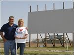  Rod and Donna Saunders at their Field of Dreams Drive-In Theater in Liberty Center, Ohio.