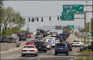 To reduce congestion, the Ohio Department of Transportation plans a median down Central Avenue at I-475/U.S. 23.