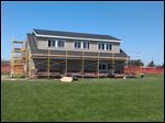  The new soccer building at the Eastwood Schools campus was constructed by Penta Career Center students. 