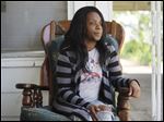  Laness Mitchell, talks about her dog 