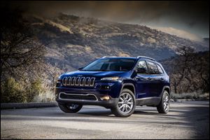 This undated product image provided by Chrysler shows the 2014 Jeep Cherokee. The Cherokee will be built in Toledo.