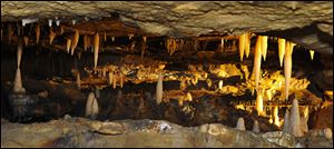 Ohio Caverns in Champaign County.