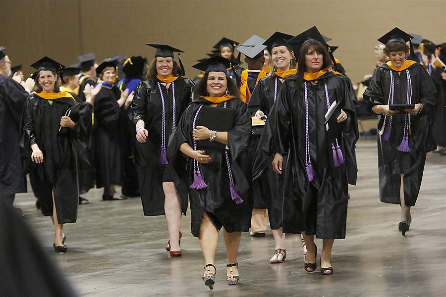 Lourdes graduates leap into future in commencement at SeaGate The Blade
