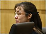  Jodi Arias is emotional in court last Thursday as Steven Alexander, brother of murder victim Travis Alexander, makes his 