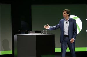 Microsoft Corp.'s Don Mattrick unveils the next-generation Xbox entertainment and gaming console system.