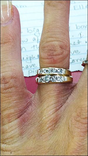 These rings were among the stolen items taken May 18, 2013, during a fatal Waterville Township home invasion.