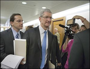 Apple CEO Tim Cook testified before a Senate subcommittee that was examining methods employed by multinational corporations to shift profits offshore.