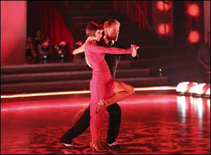 Pickler and professional partner Derek Hough, seen here, bested Disney singer/actress Zendaya and Val Chmerkovskiy to take home the mirrorball trophy Tuesday in Season 16 of the ABC celebrity dance competition.