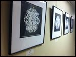  A display of Mary Gaynier's art.