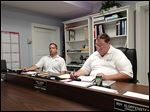  Paulding County Commissioners Tony Zartman, left, and Fred Pieper may face recall for dissolving the dog warden’s office.