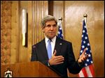  Secretary of State John Kerry says the United States and its Arab and European allies will step up their support for Syrias opposition to help them fight for the freedom of their country if President Bashar Assads regime doesnt engage in peace talks in good faith.